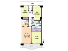 【千葉県/松戸市新松戸】新松戸アゼリアパークハウスA棟 間取り図