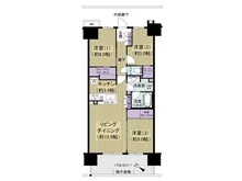 【千葉県/松戸市東松戸】ファインシティ東松戸モール＆レジデンス 間取り図