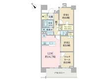 【千葉県/流山市おおたかの森北】クオン流山おおたかの森 間取り図
