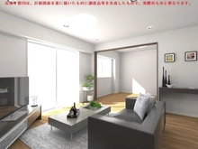 【千葉県/柏市若柴】パークシティ柏の葉キャンパス二番街ガーデンコートF リビングダイニングのイメージ画像です。