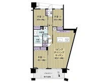 【千葉県/柏市若柴】パークシティ柏の葉キャンパス二番街ガーデンコートF 間取り図