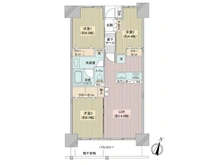 【千葉県/松戸市根本】リリー松戸 間取り図