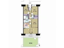 【千葉県/柏市東中新宿】ベルドゥムール南柏 間取り図