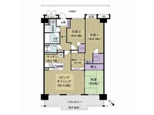 【千葉県/八千代市大和田新田】アルファグランデ八千代緑が丘 間取り図