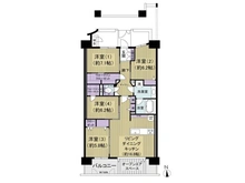 【千葉県/船橋市北本町】グランシティレイディアント船橋 間取り図
