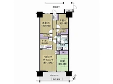 【千葉県/印西市戸神台】ザ・レジデンス千葉ニュータウン中央弐番館 間取り図