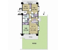 【千葉県/船橋市習志野台】レクセルマンション北習志野 間取り図