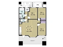 【千葉県/船橋市北本町】レクセルマンション新船橋 間取り図
