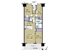 【千葉県/船橋市習志野台】プレイズ船橋北習志野 間取り図