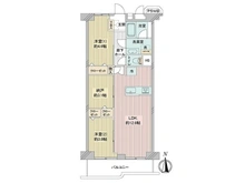 【東京都/江東区枝川】木場ハイツ 間取り図