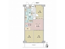 【東京都/江東区塩浜】ニューライフマンション木場 間取り図