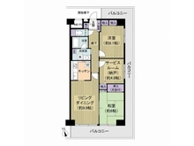 【東京都/江東区南砂】東陽町ガーデニアB棟 間取り図