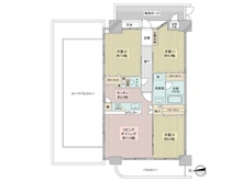 【東京都/江東区千石】ライオンズプラザ東陽町 間取り図