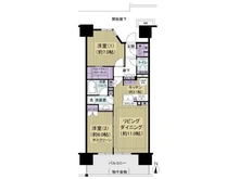 【東京都/江東区扇橋】メイツ深川住吉 間取り図
