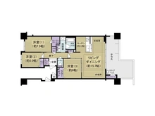 【東京都/江東区新砂】ニューライズシティ東京ベイハイライズ 間取り図