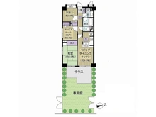 【東京都/江東区東砂】グランイーグル南砂町 間取り図