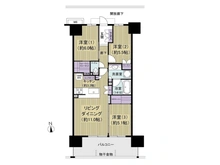 【東京都/江東区東砂】ルネ南砂町リバーフィール 間取り図