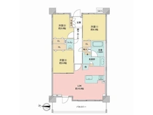 【東京都/北区十条台】レクセル王子 間取り図