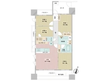 【東京都/板橋区大山西町】大山パークハウス　スタイリッシュタワー 間取り図