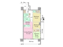 【東京都/板橋区熊野町】板橋区熊野町 中古マンション 間取り図