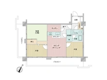 【東京都/板橋区小豆沢】パシフィック小豆沢B棟 間取り図