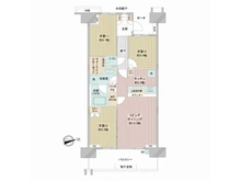 【東京都/板橋区加賀】シティテラス加賀 間取り図