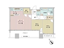 【東京都/豊島区東池袋】パークタワー池袋イーストプレイス 間取り図