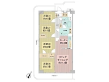【神奈川県/相模原市南区相模大野】相模大野ハイライズ 間取り図