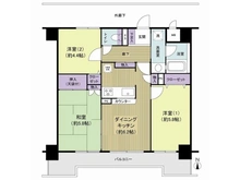 【神奈川県/海老名市中央】ロイヤルステージ海老名ＩＩＩ 間取り図