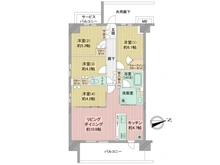 【東京都/町田市南町田】アドグランデ南町田 間取り図