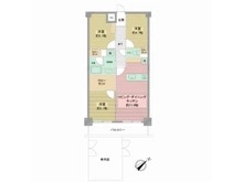 【神奈川県/相模原市緑区東橋本】ライオンズマンション京王橋本第2 間取り図