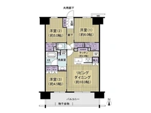 【神奈川県/海老名市中央】サンクレイドル海老名 間取り図