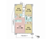 【神奈川県/相模原市緑区西橋本】ロアーブル・ウイング橋本 間取り図