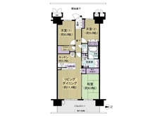 【東京都/町田市小山ヶ丘】ソルグランデメイツ多摩境グリーンコート 間取り図