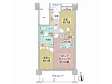 【神奈川県/相模原市中央区南橋本】ライオンズグローベル南橋本ブライトンハウス 間取り図