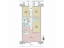 【神奈川県/座間市ひばりが丘】さがみ野ガーデニア弐番館 間取り図