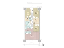【東京都/町田市小山ヶ丘】リーフィアレジデンス橋本 間取り図