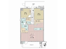 【神奈川県/横浜市西区久保町】クリオ西横浜ブライトマークス 間取り図