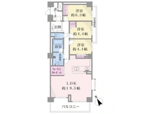 【神奈川県/横浜市保土ケ谷区鎌谷町】サンクタス横濱三ツ沢公園 間取り図