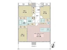 【神奈川県/横浜市神奈川区金港町】パークタワー横濱ポートサイド 間取り図