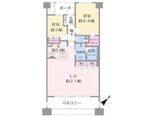 【神奈川県/横浜市神奈川区橋本町】コットンハーバータワーズベイイースト 間取り図