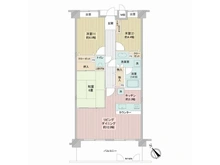 【神奈川県/藤沢市川名】ドラゴンマンション藤沢壱番館 間取り図