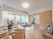 【東京都/渋谷区代々木】オープンレジデンシア代々木ザ・ハウス リビングダイニングには床暖房を完備