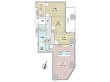 【東京都/新宿区西新宿】シティタワー新宿新都心 間取り図