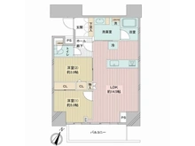 【東京都/新宿区西新宿】シティタワー新宿新都心 間取り図