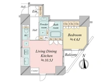 【東京都/新宿区西新宿】プレミスト新宿都庁前 間取り図