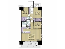【東京都/西東京市田無町】パークホームズ田無ザガーデン 間取り図