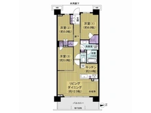 【東京都/練馬区関町南】Brillia　City三鷹サクラコート 間取り図