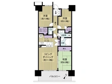 【東京都/西東京市芝久保町】パークウエスト東京イーストブロック棟 間取り図