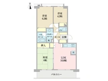 【東京都/調布市柴崎】ライオンズヒルズ調布つつじヶ丘弐番館 間取り図